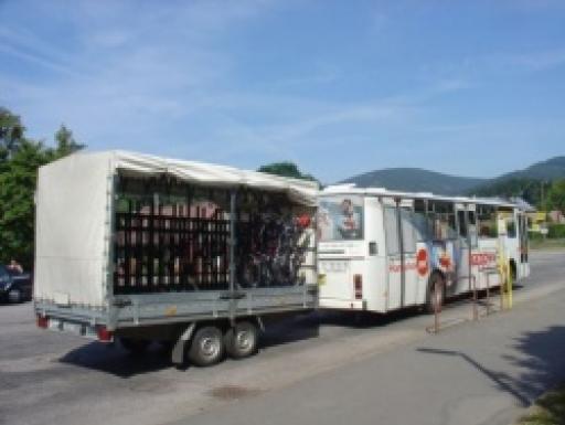Fahrradbusse von Riesengebirge 2011