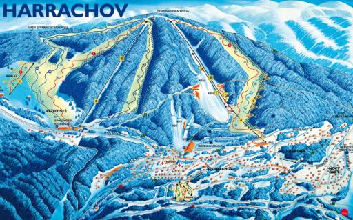 Die Seilbahn Harrachov – Čertova Hora ist ab, den 19.12. 2018 im Betrieb
